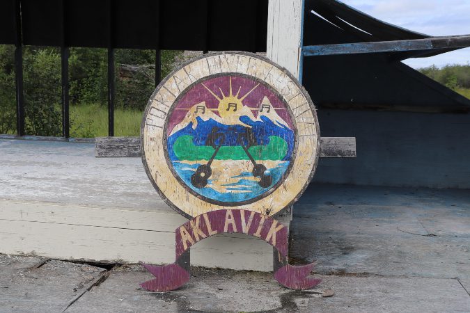 Old Aklavik sign.